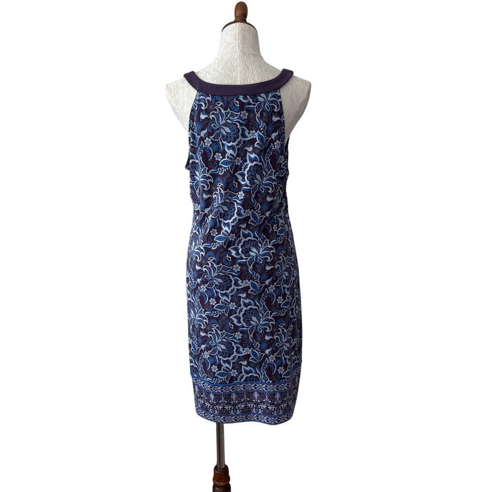 Wayward Grace sleeveless blue floral print dress size large boho resort chic - Picture 5 of 8